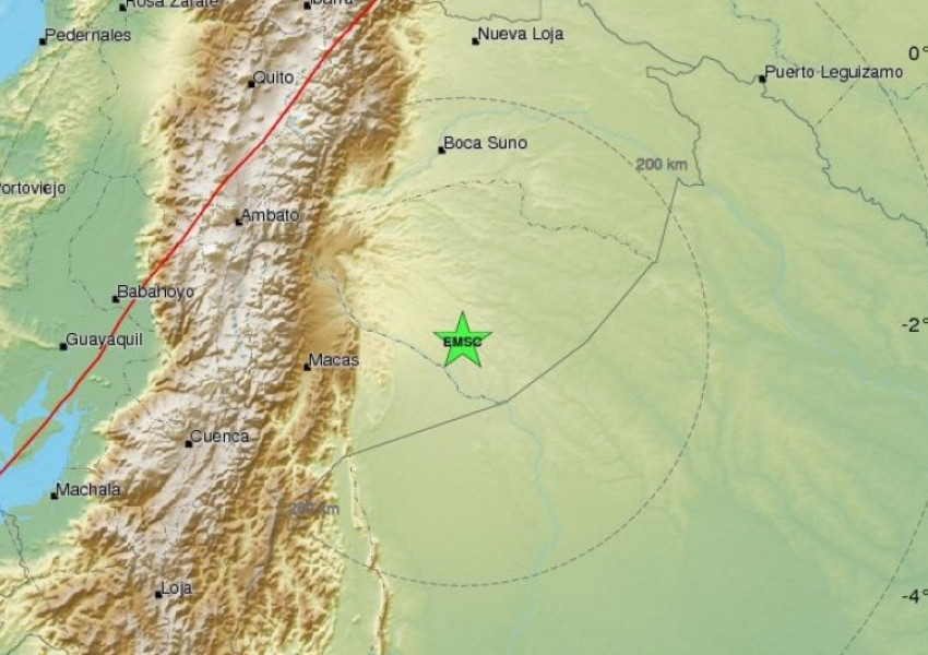 Земетресение от 7.5 по Рихтер удари Еквадор