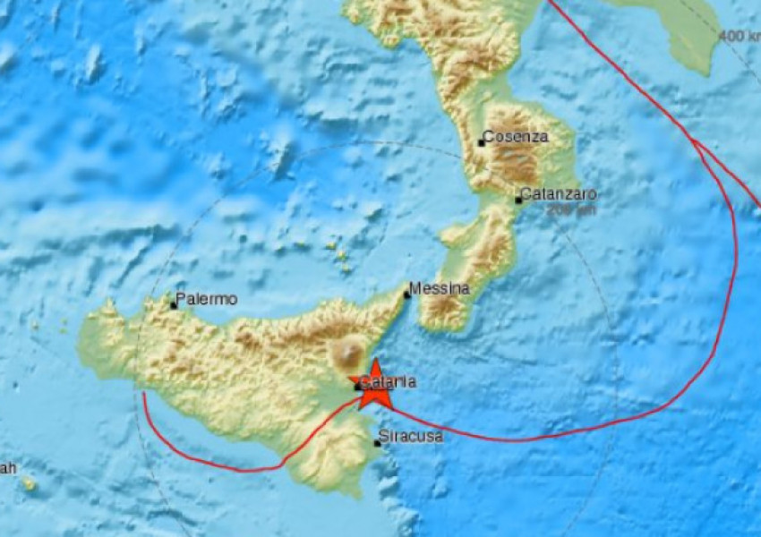 4.9 по Рихтер разклати Сицилия